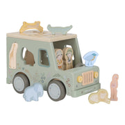 Little Dutch Vormenstoof Safari Auto - Safari Friends LD7447