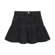 Indian Blue Jeans W26 Skirt -woven Skirt Denim Black 970941