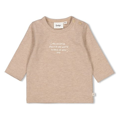Feetje NOS Longsleeve - The Magic is in You Taupe melange 51602278 730