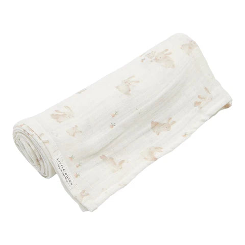 Little Dutch Swaddle doek hydrofiel 120 x 120 Baby Bunny TE51903023
