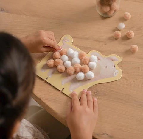 Knutselset Pompom Little Farm 125667