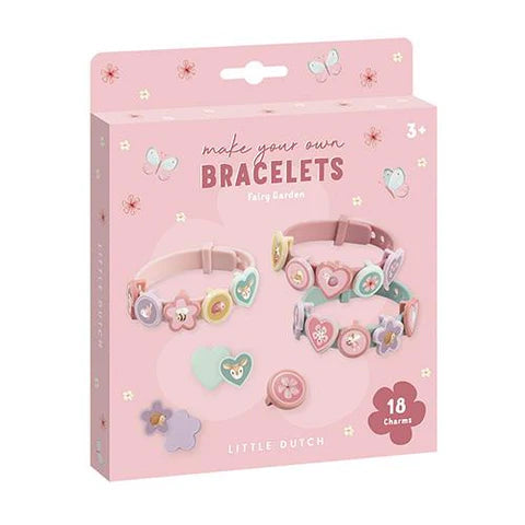 Little dutch Slide Charm Bracelets - Roze - Fairy Garden 125711