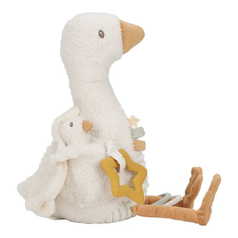 Little Dutch Activiteitenknuffel Gans - Wit - Little Goose LD8431