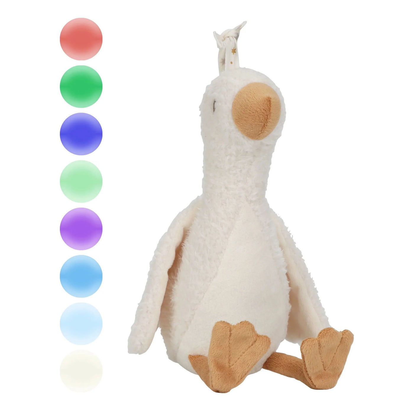 Little Dutch Knuffelgans Licht & Geluid - Wit - Little Goose LD8440