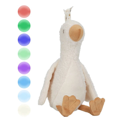 Little Dutch Knuffelgans Licht & Geluid - Wit - Little Goose LD8440