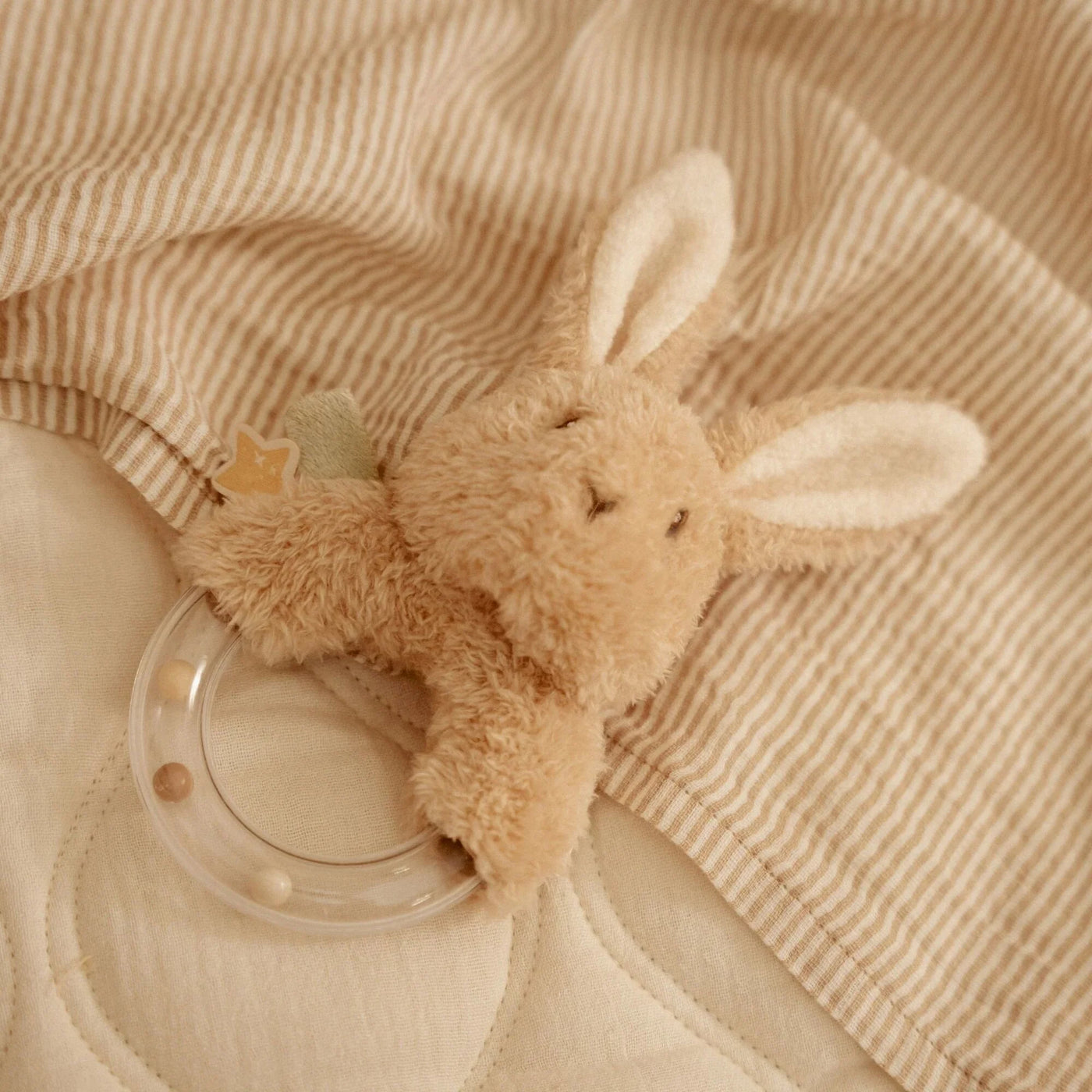 Little Dutch Ringrammelaar - Beige - Newborn Naturals LD8414