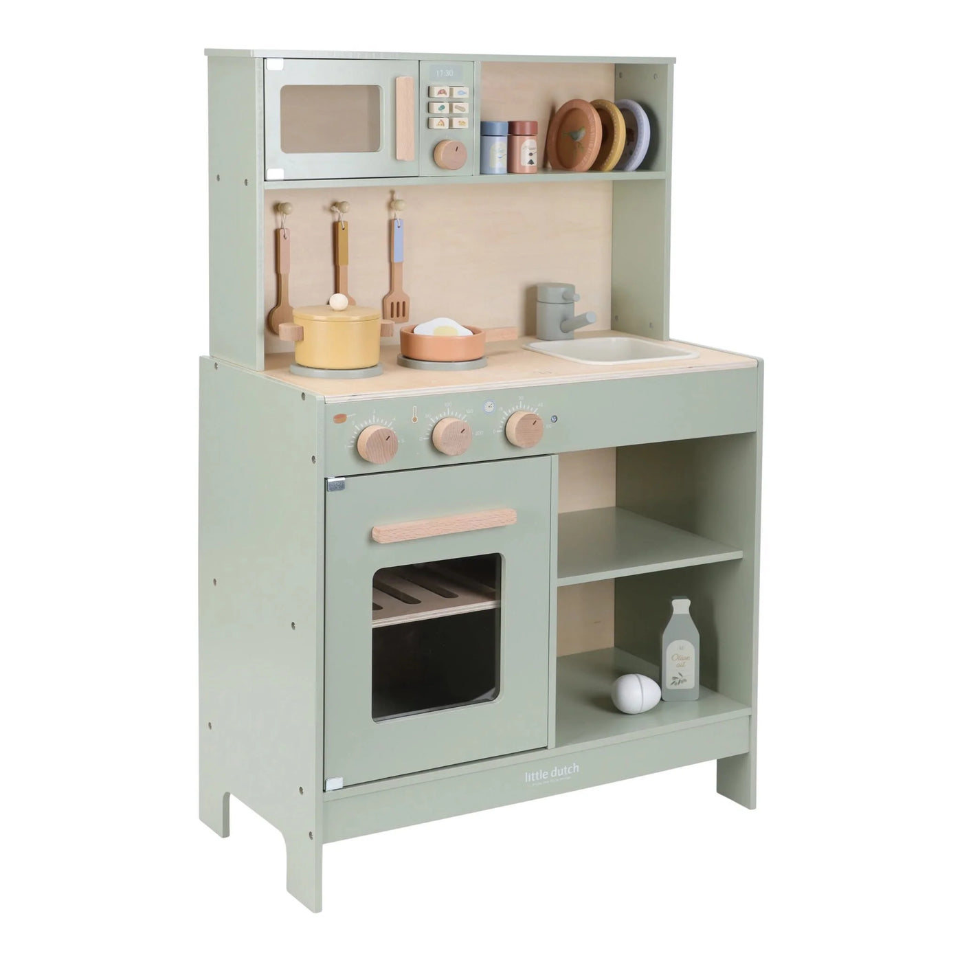 Little Dutch Houten Speelkeuken - groen LD2500