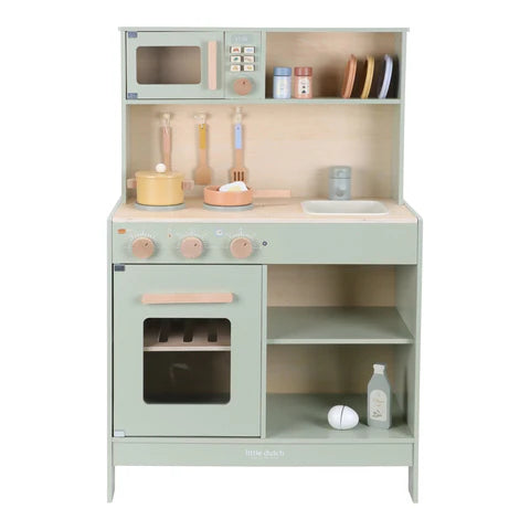 Little Dutch Houten Speelkeuken - groen LD2500
