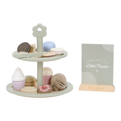 Little dutch Houten etagère - Groen - Essentials LD2503