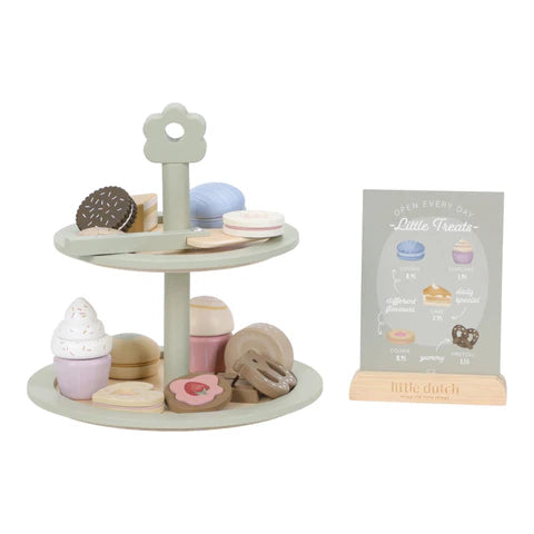 Little dutch Houten etagère - Groen - Essentials LD2503