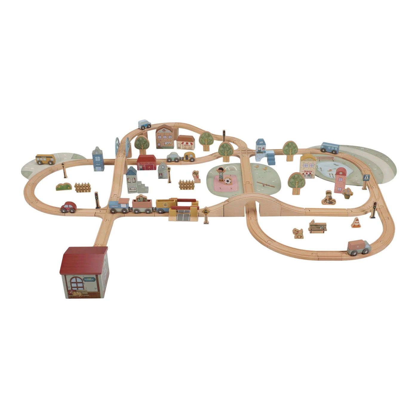 Little dutch Houten Treinbaan XL - Essentials LD2504