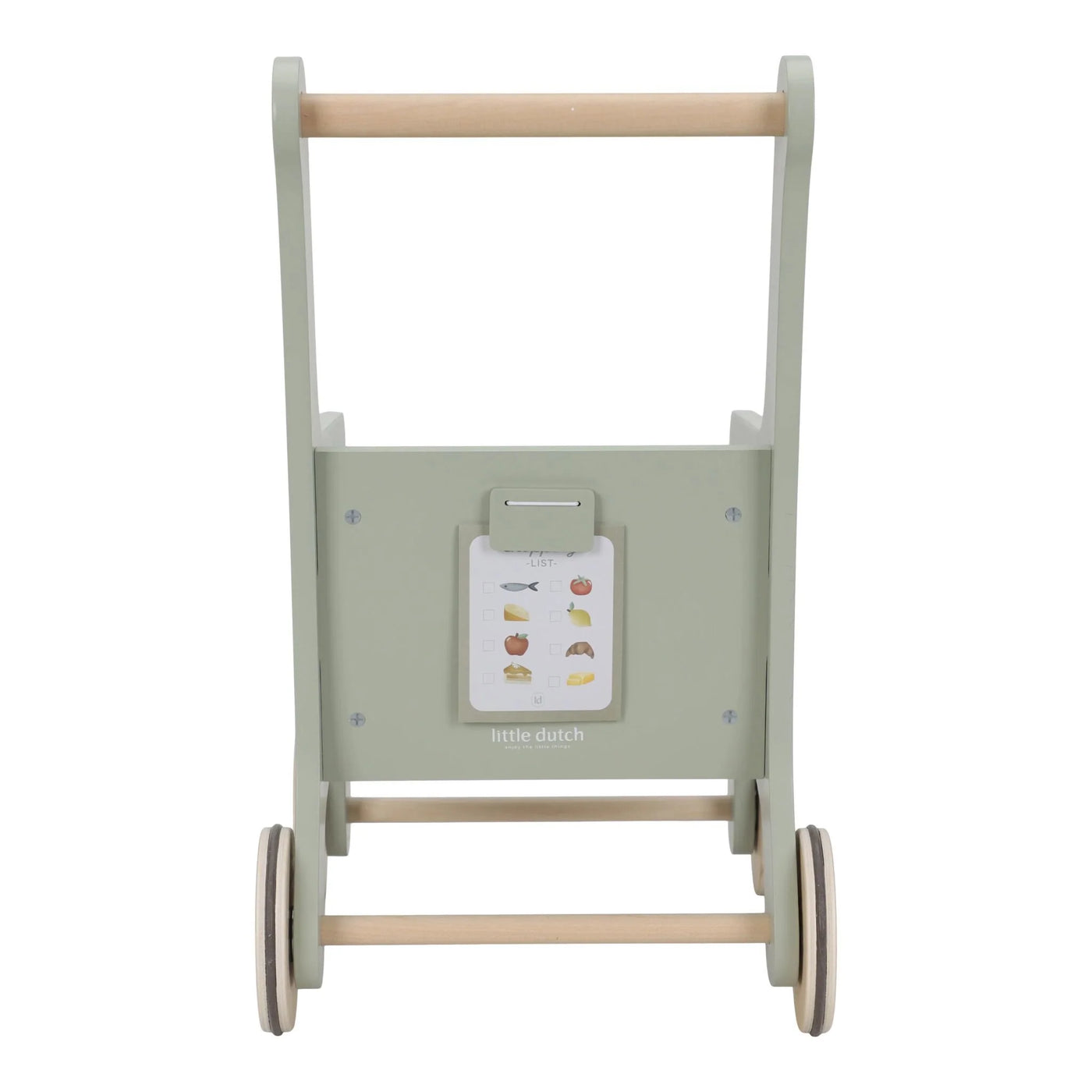 Little Dutch Houten winkelwagen - Groen LD2509
