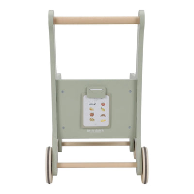 Little Dutch Houten winkelwagen - Groen LD2509