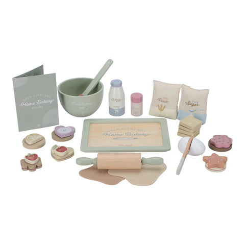 Little dutch Houten Bakset - Meerkleurig - Essentials LD2510