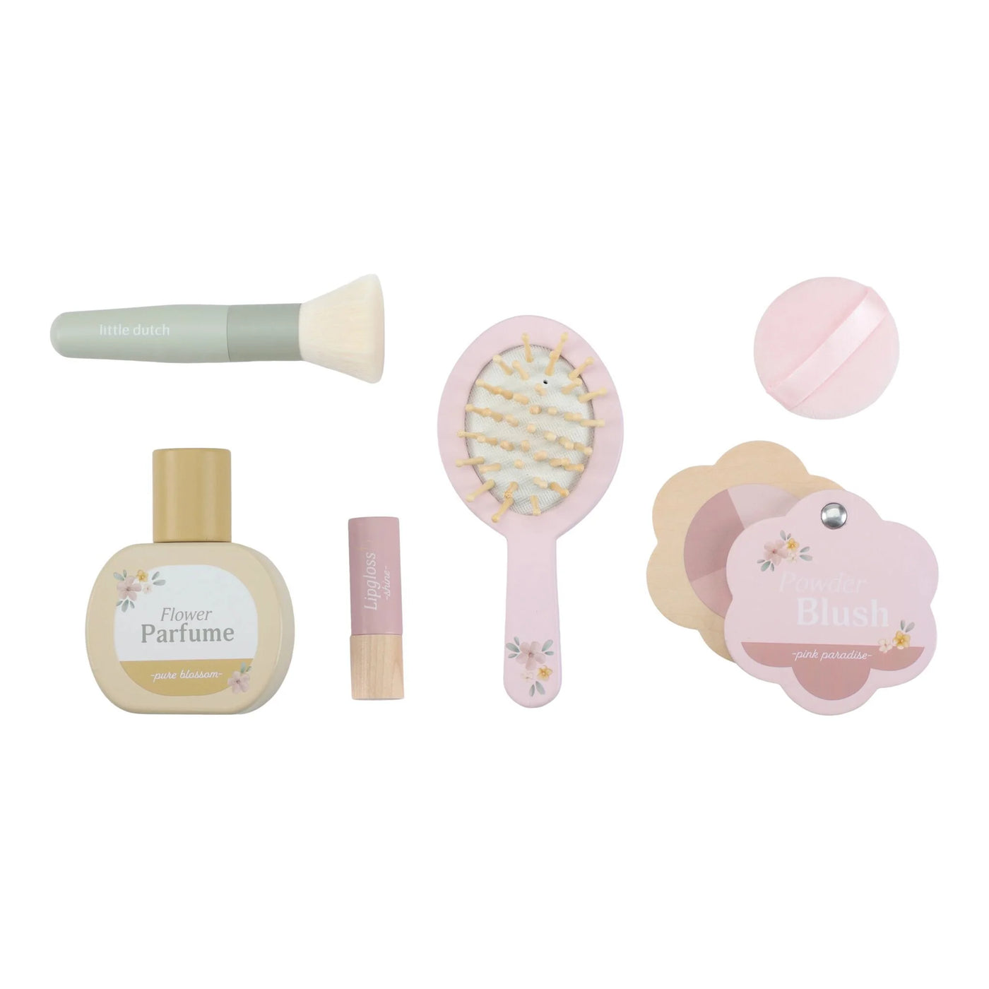 Little Dutch Houten kaptafel groot – Roze – Essentials LD2513