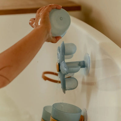 Little Dutch Badwand bekers - blauw- Essentials 2015906