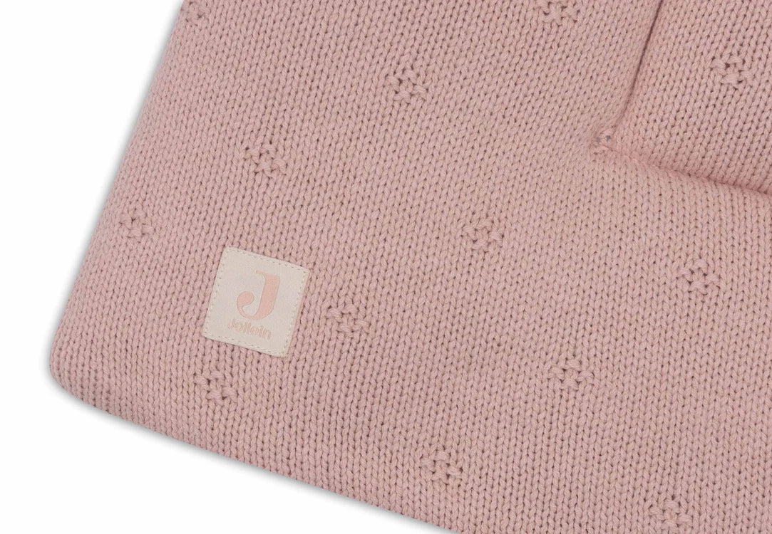 Jollein Boxkleed Cosy Knit  75x95cm - Wild Rose 017-512-68031