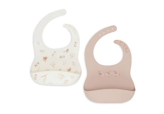 Jollein Slab Siliconen Lovely Birds (2pack) 029-007-67104