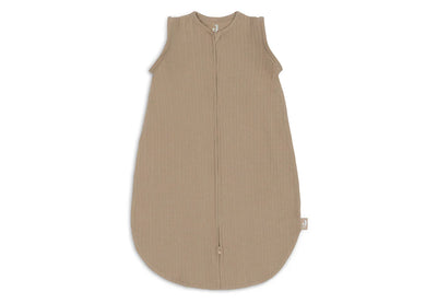 Jollein Slaapzak Zomer met afritsbare Mouw Rond 90cm - Ajour biscuit 064-516-67020