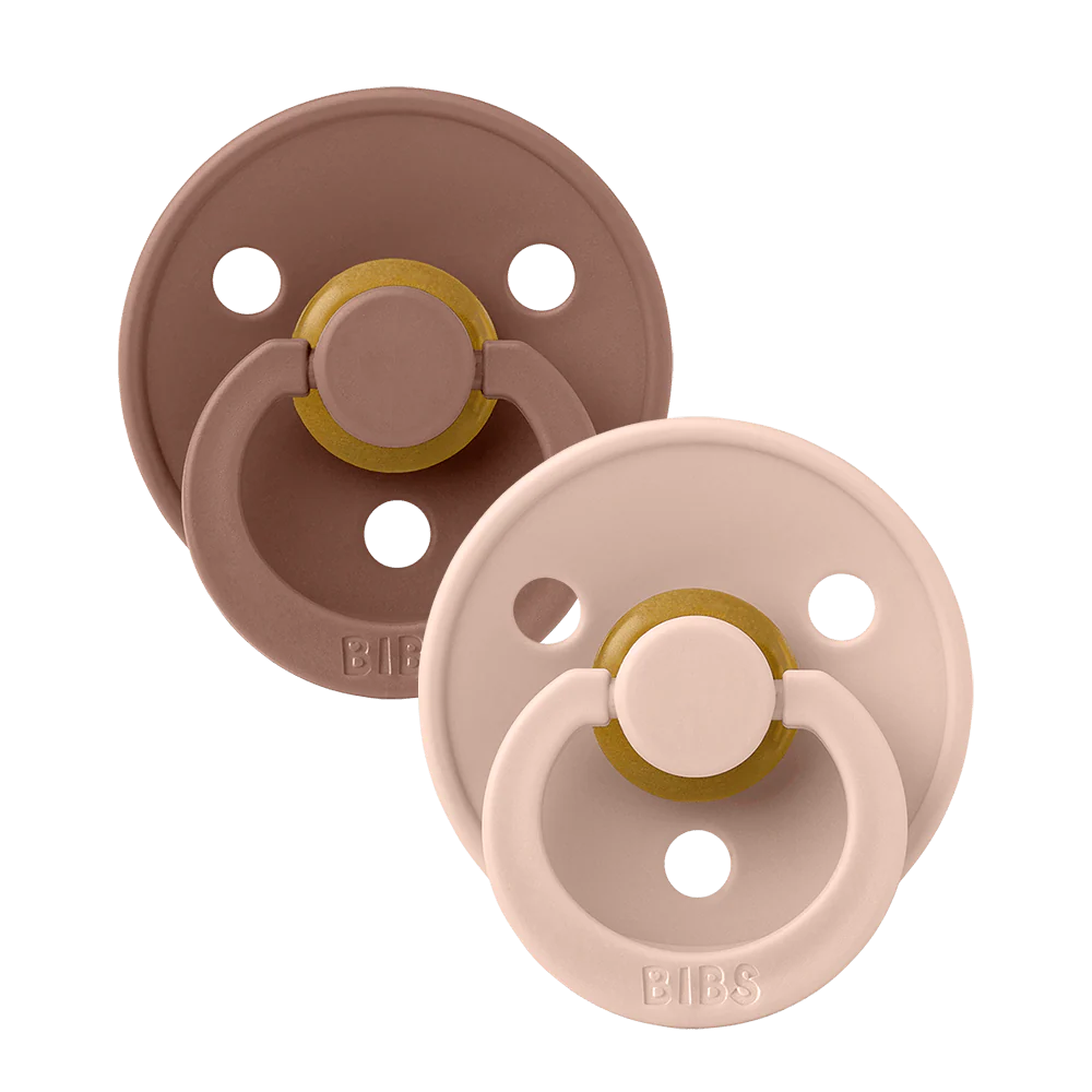 BIBS Colour Round 2 pack Blush/Woodchuck Maat 1 110215