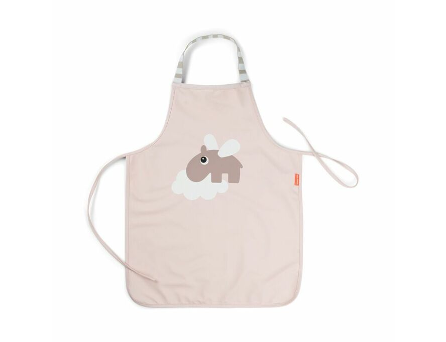 Done by Dear waterproof kids apron Happy Clouds Powder 1343541