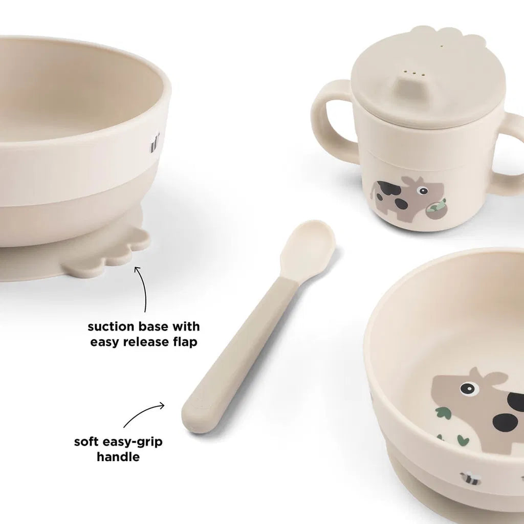 Done by Deer Foodie first meal set suction Tiny farm 1556309