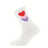 Ewers Tennis Socks 3-pack Hearts/Ribbed 201620-0002 Latte-Hell flieder-Barbiero