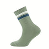 Ewers Tennis Socks 3-pack Stripes 201623-0002 Latte-Grau Grun-Baja Blue