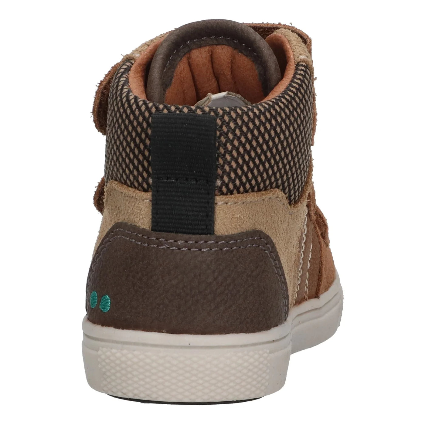 Bunnies W25 Lio Louw Hoge Sneakers Jongens Bruin 225750-414
