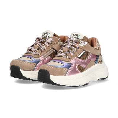 Bunnies W25 Reza Chunky Lage Sneakers Meisjes Rush/Taupe 225842-408