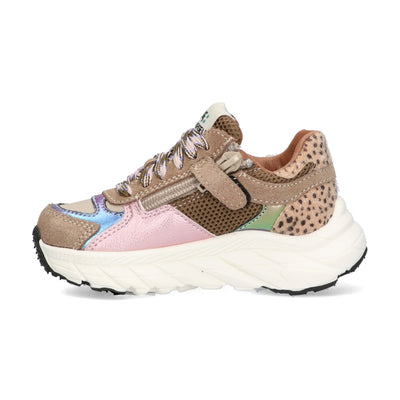 Bunnies W25 Reza Chunky Lage Sneakers Meisjes Rush/Taupe 225842-408