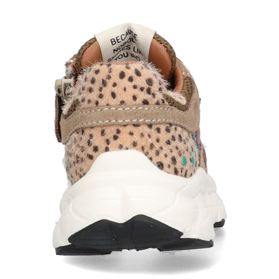 Bunnies W25 Reza Chunky Lage Sneakers Meisjes Rush/Taupe 225842-408