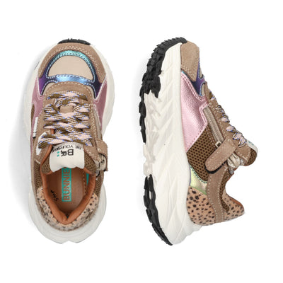Bunnies W25 Reza Chunky Lage Sneakers Meisjes Rush/Taupe 225842-408