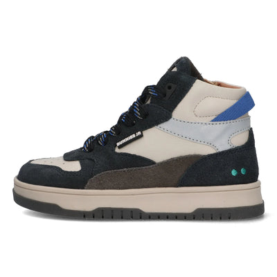 Bunnies W25 Billie Baas Hoge Sneakers Jongens Blauw 225990-520