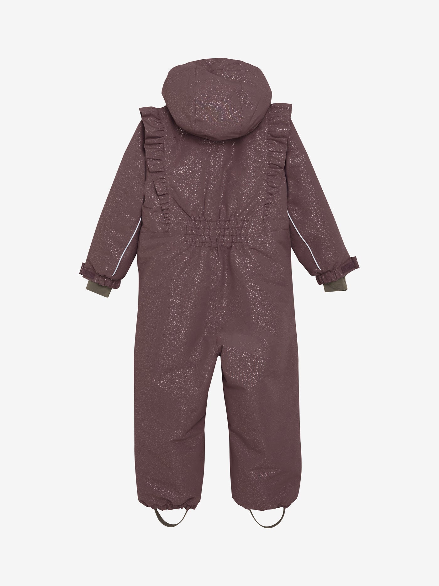 En Fant W25 Snowsuit W. Frills  Rose Taupe 240326