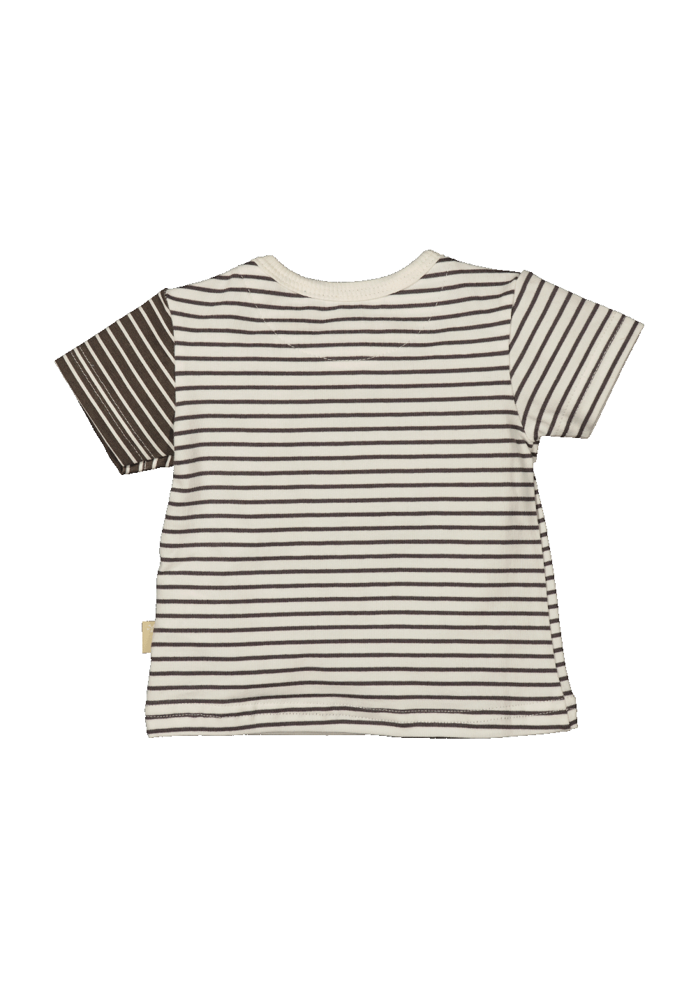 BESS S24 Shirt sh.sl. Striped Off White 241011-034