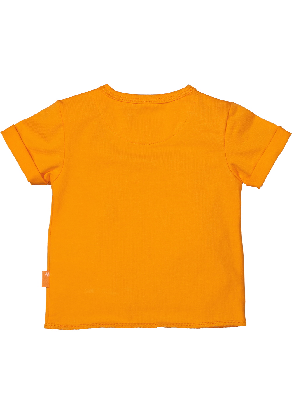 BESS S24 l2 Shirt sh.sl. Slub Orange Paradise 241076-075