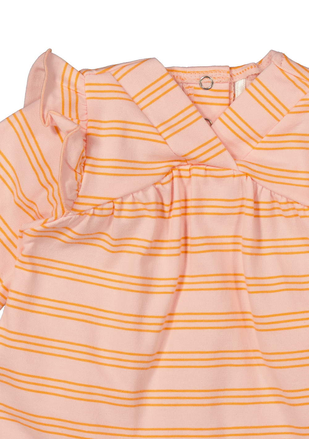 BESS S24 l2 Shirt l.sl. Striped Strawberry Pink 241101-076