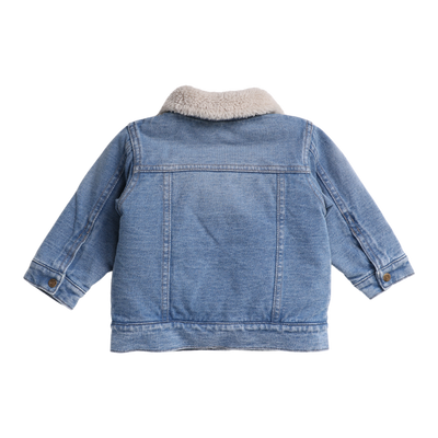 Bess W24 lev1  Jacket Denim Teddy Stone Wash 242000-021