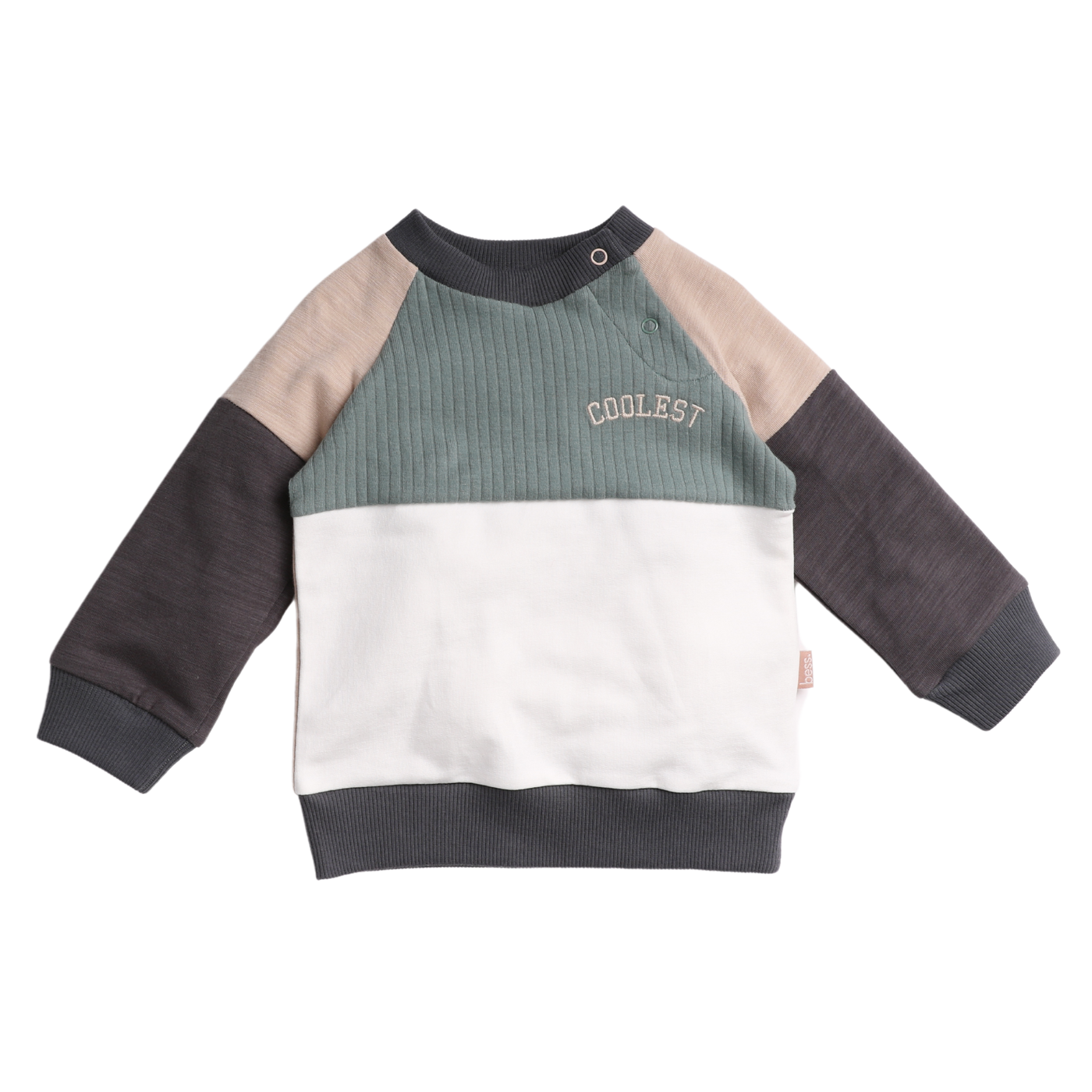 Bess W24 lev1  Sweater Colorblock Moonlight 242003-081