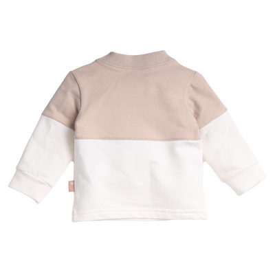 Bess W24 lev1  Shirt Colorblock Off White 242007-034