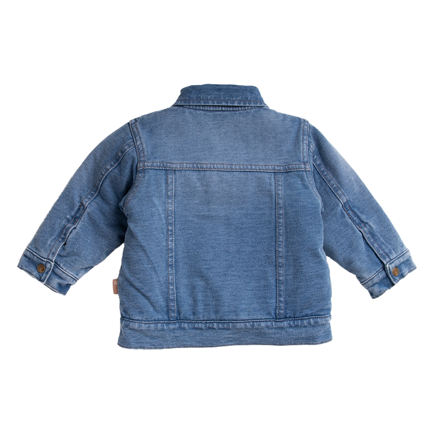 Bess W24 lev1  Jacket Denim Teddy Ruffles Stone Wash 242025-021