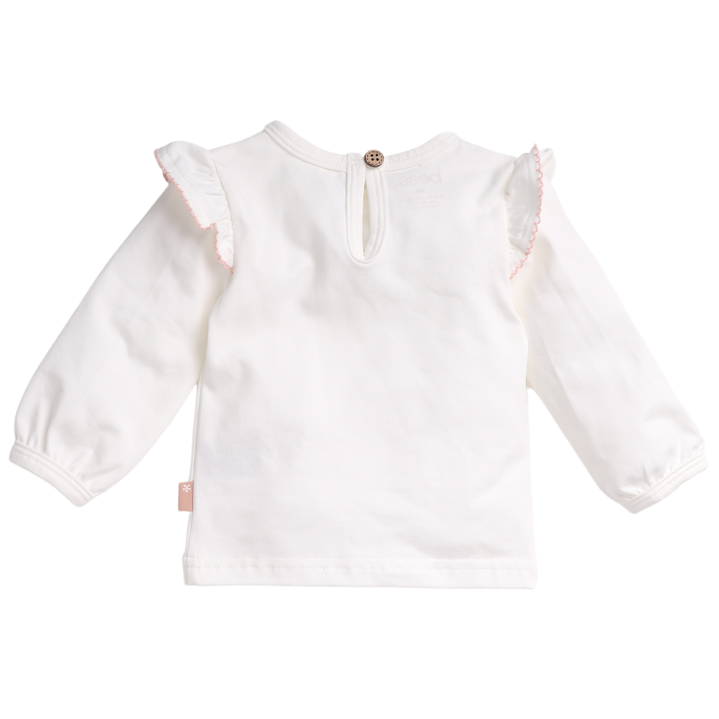 Bess W24 lev1  Shirt Ruffles Off White 242030-034