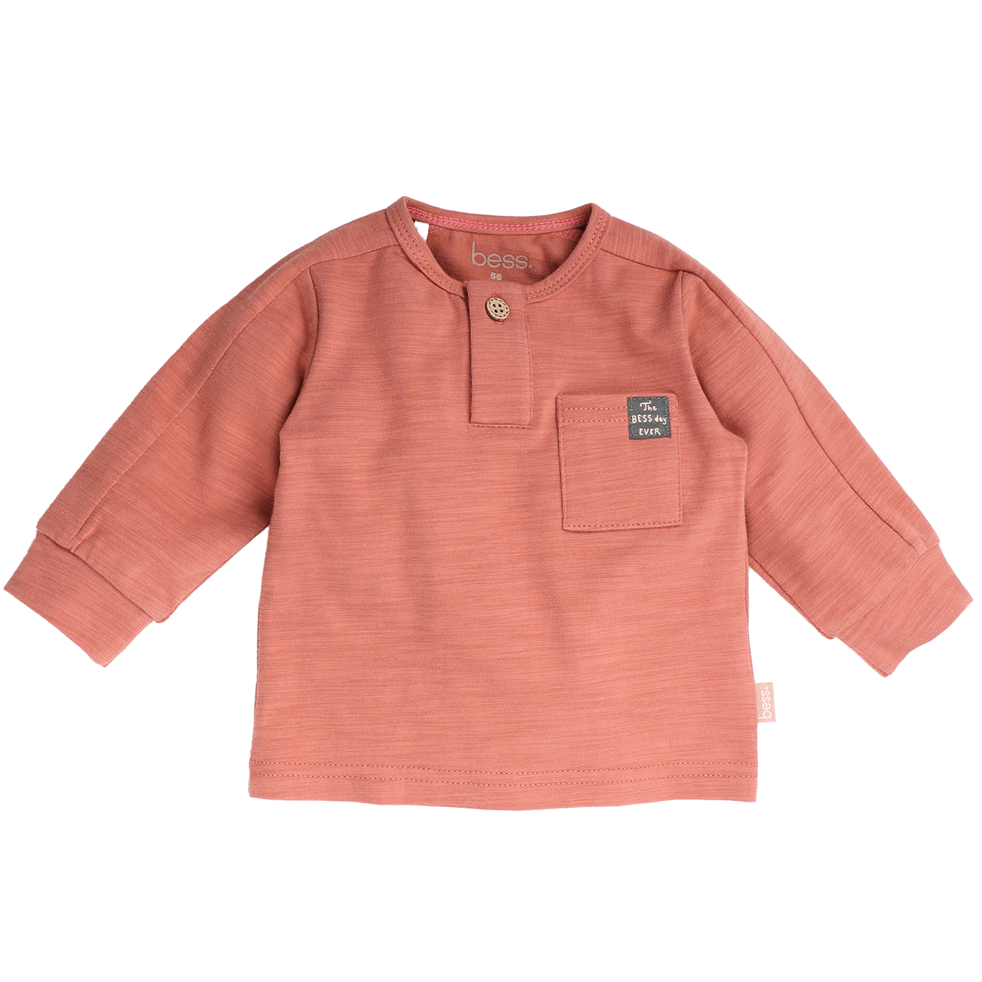 Bess W24 lev2 Shirt Slub Cedar Wood 242064-085