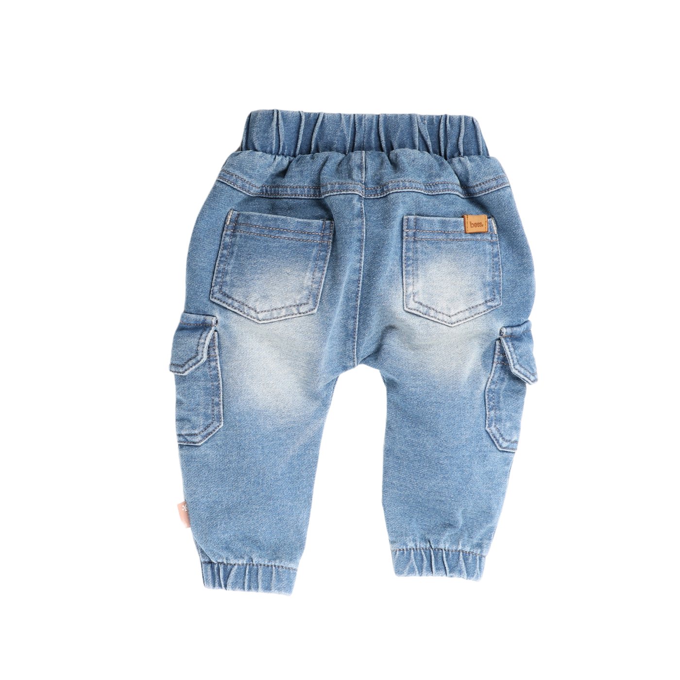 Bess W24 lev2 Pants Denim Cargo Snow Wash 242073-089