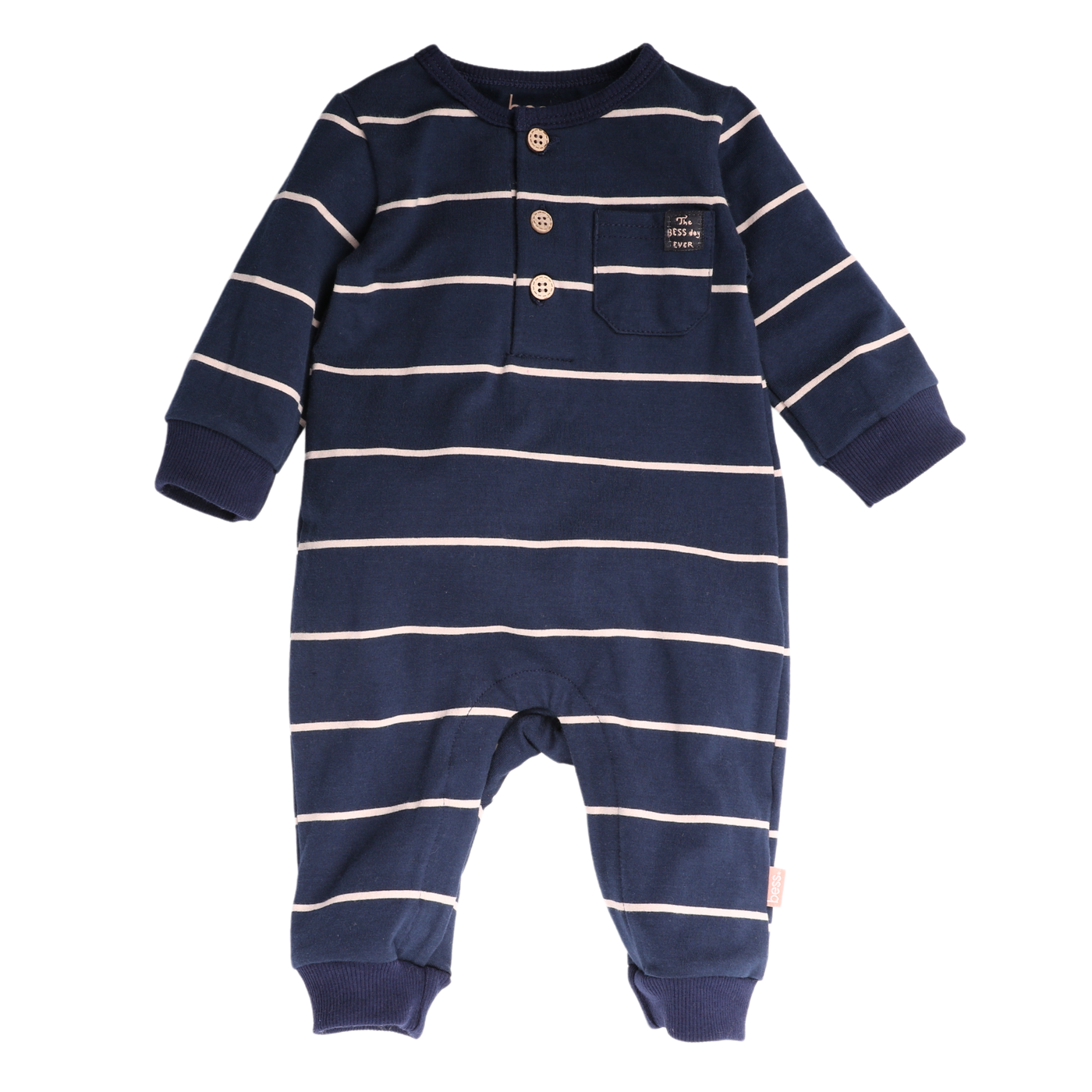 Bess W24 lev2 Suit Striped Blue Nights 242079-086