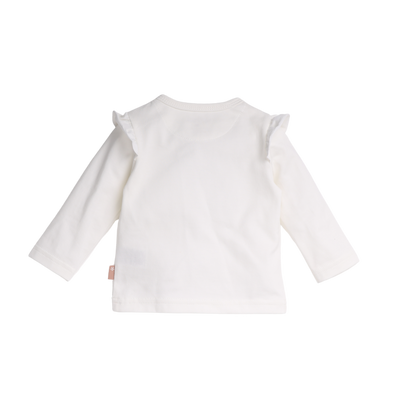 Bess W24 lev2 Shirt Ruffles Heart Off White 242091-034