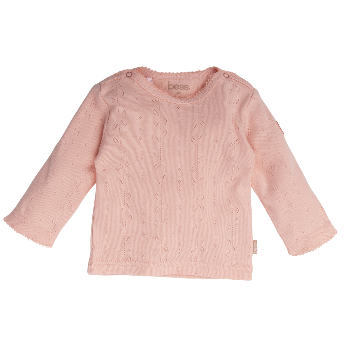 Bess W24 lev2 Shirt Ajour Peach Powder 242093-087