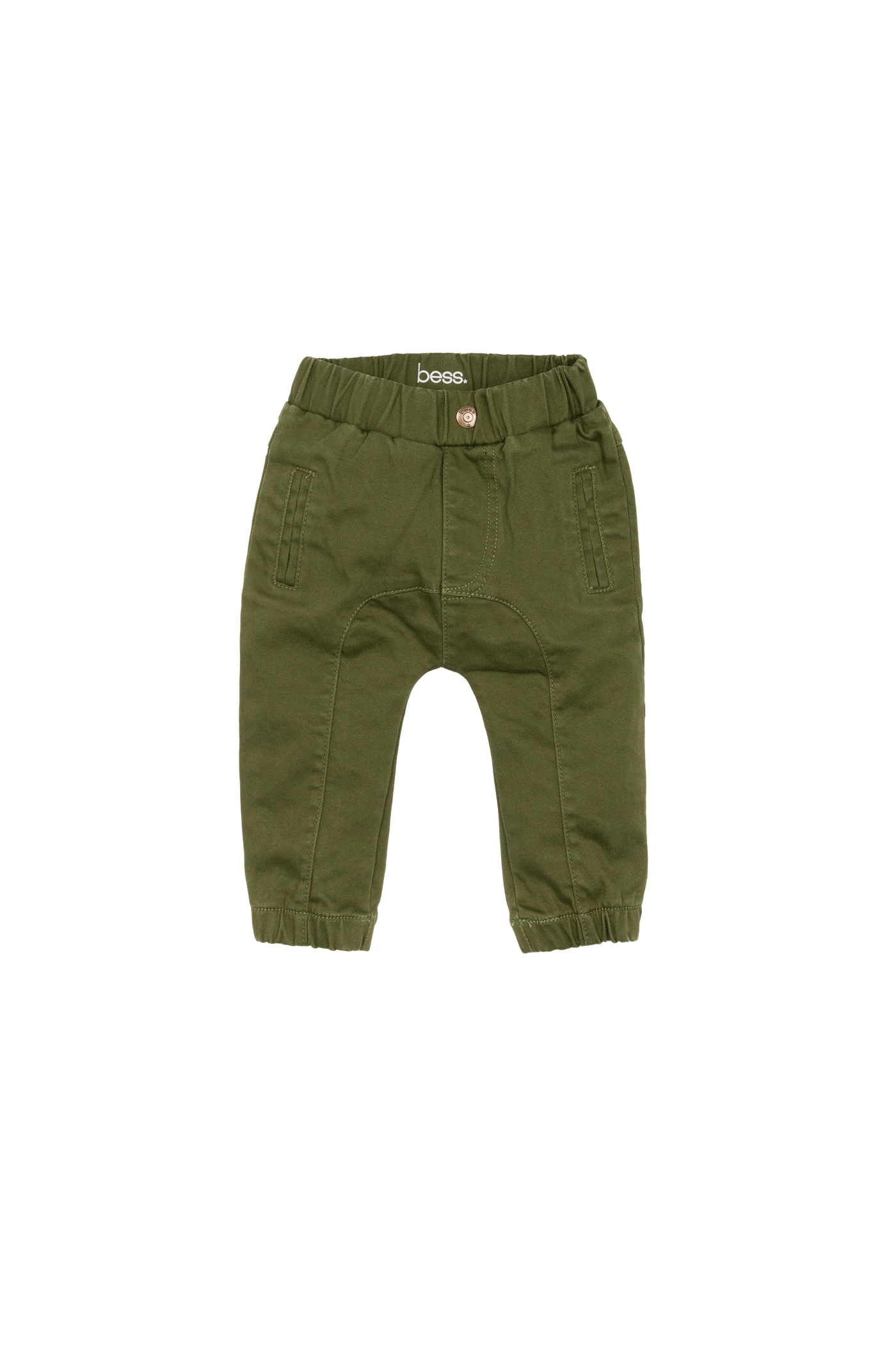 BESS S25 Pants Woven Olive 251014-054