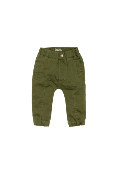 BESS S25 Pants Woven Olive 251014-054